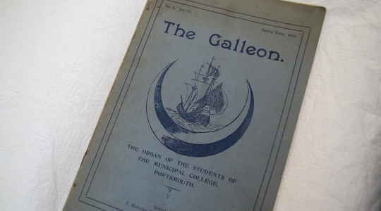 Archival copy of "The Galleon" student magazine