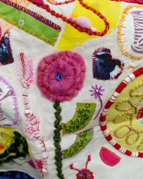 Assortment of embroidered designs