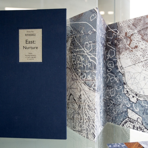 East: nurture folding map book