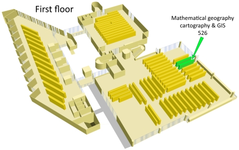 printed book location map