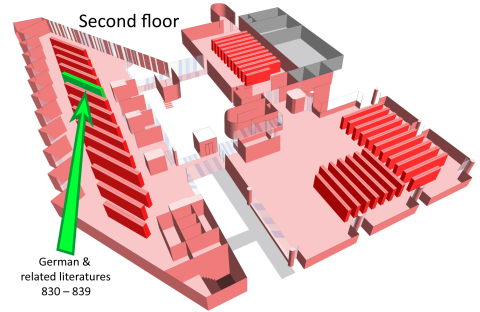 printed book location map