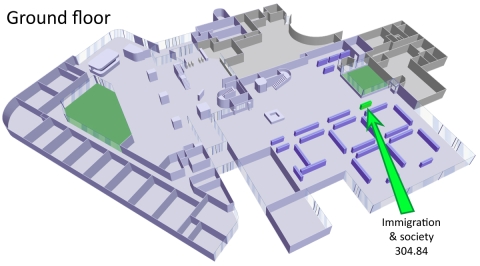 printed book location map