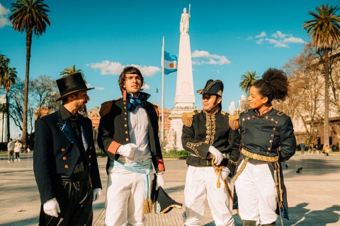 Spanish historical re-enactment actors - https://www.pexels.com/photo/historical-reenactors-at-plaza-de-mayo-buenos-aires-33645655/