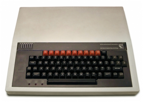 A restored BBC Micro computer