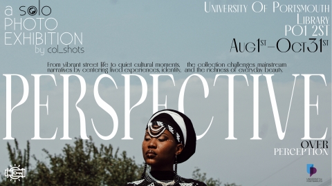 Perspective over perception - image of African woman in traditional dress standing on the African savannah