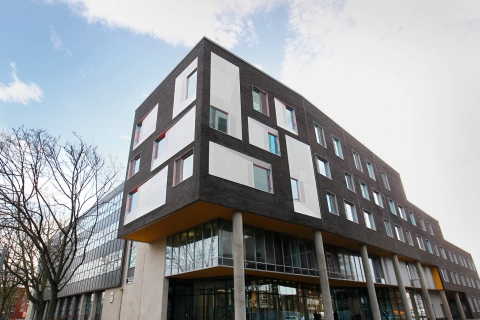 Eldon building viewed from the street outside