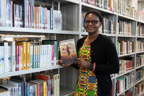 Alumnus and published author Florence Mukiria