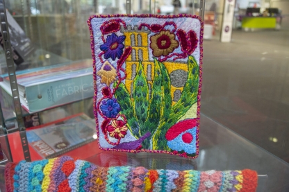Embroidery panel