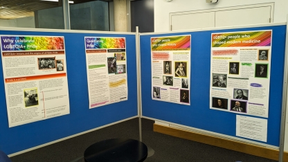Overview of the poster display