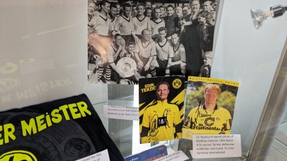 Signed photographs of German football players