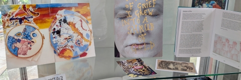 Artworks produced by Worthing-based Roma artist and Turner Prize nominee Delaine Le Bas