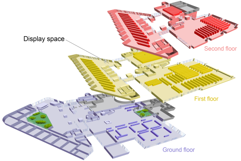 Display space floor plans