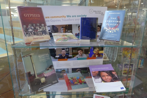 Gypsy, Roma and Traveller books display